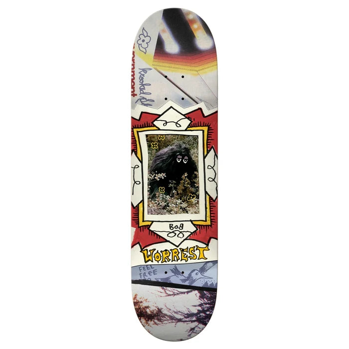 Krooked Bobby Worrest Bigfoot 8.3" Slick Twin Tail Skateboard Deck
