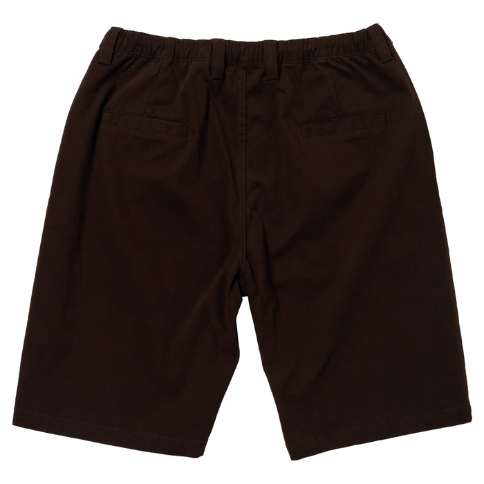Krooked Eyes Twill Short Brown Shorts