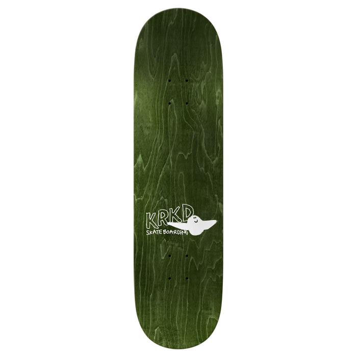 Krooked Kamo (Wheel Wells) 8.5" White Skateboard Deck