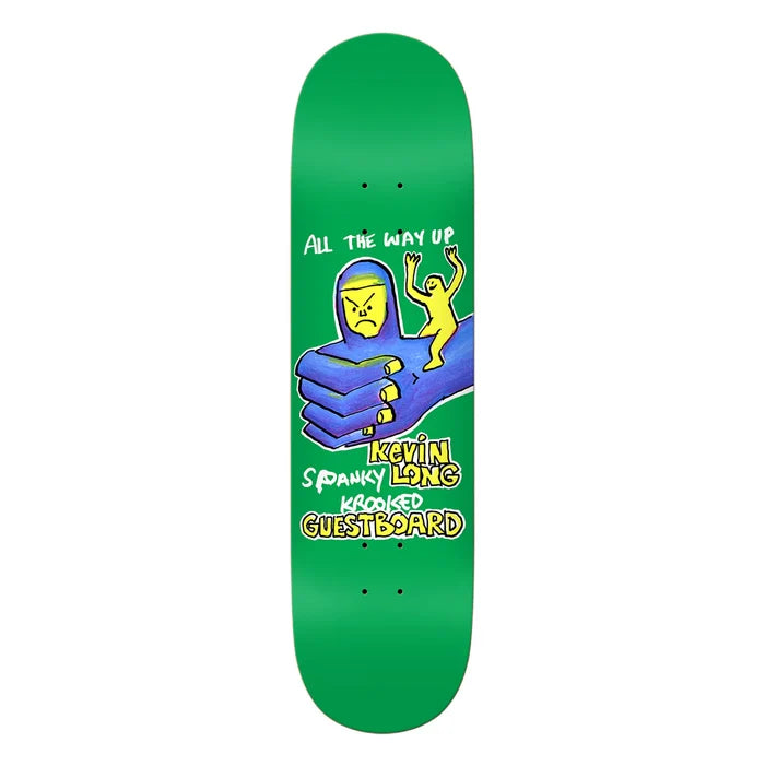 Krooked Kevin Spanky Long Guest True Fit 8.25" Skateboard Deck