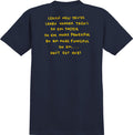 Krooked New Tricks True Navy Yellow S/s Shirt