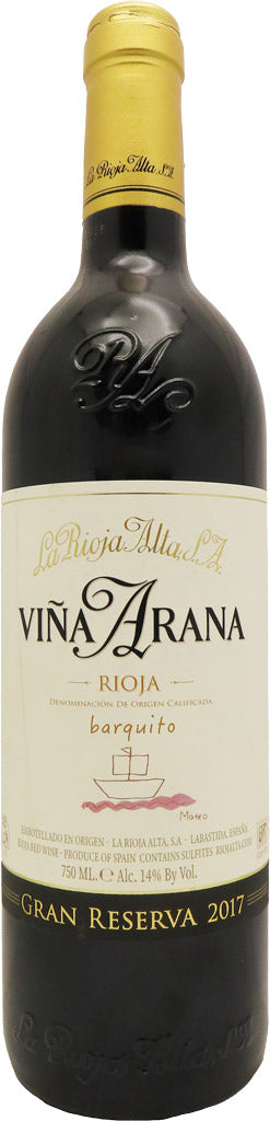 La Rioja Alta Barquito Vina Arana Gran Reserva 2017 750ml