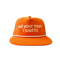 Lamebrain Just Being Friendly - Orange Snapback Hat