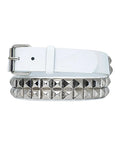 Loosey White Stud Finder Belt