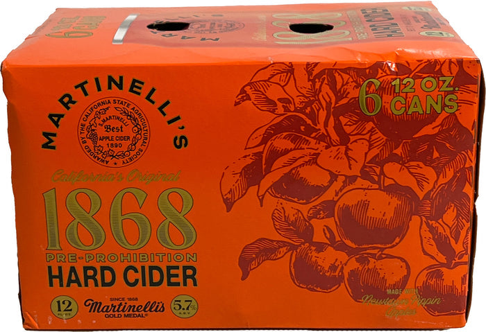 Martinelli's 1868 Pre-Prohibition Hard Cider 6pk Cans