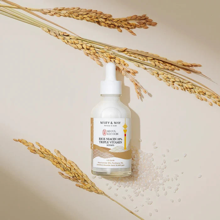 MARY & MAY - Rice Niacin 10% Triple Vitamin Serum