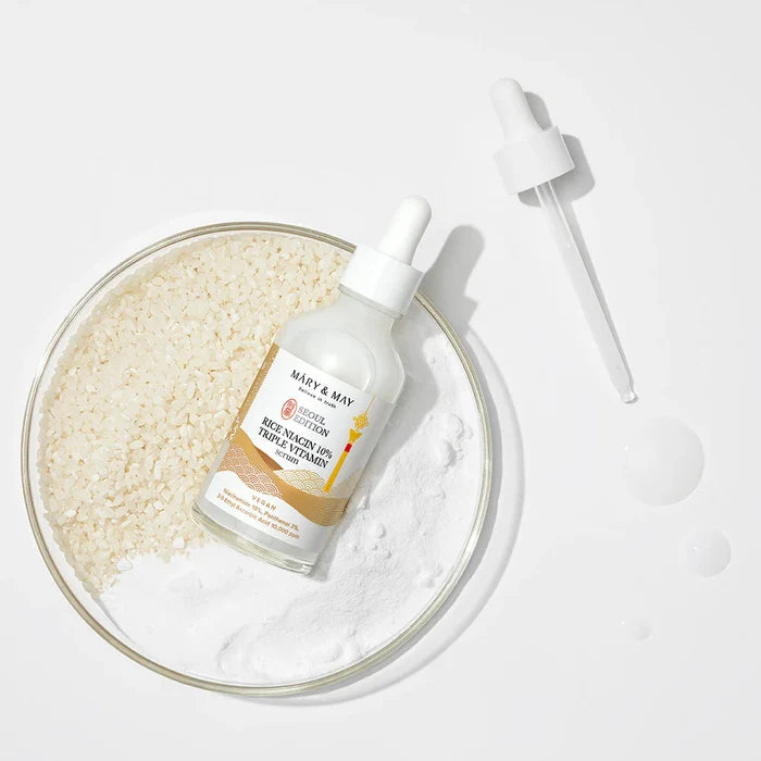 MARY & MAY - Rice Niacin 10% Triple Vitamin Serum
