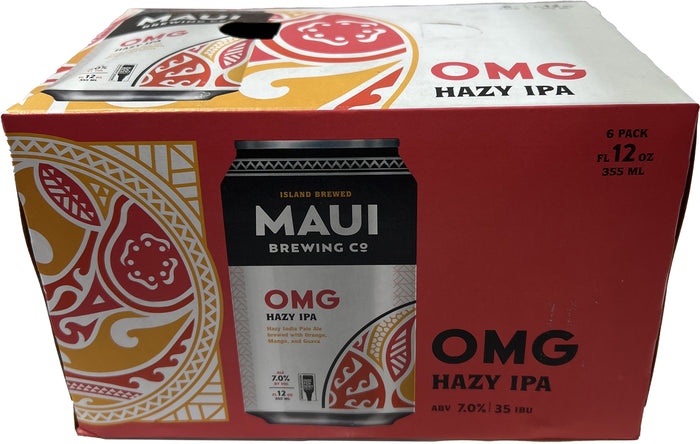 Maui Brewing OMG Orange Mango Guava Hazy IPA  6pk Cans