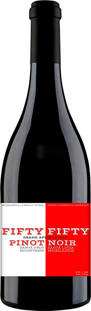 Mignanelli Fifty Fifty Pinot Noir Santa Cruz/Santa Lucia 2023 750ml