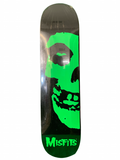 Misfits Black/Green 7.5" Classic Skateboard Deck