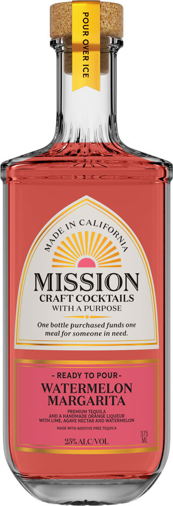 Mission Craft Cocktails Watermelon Margarita 375ml