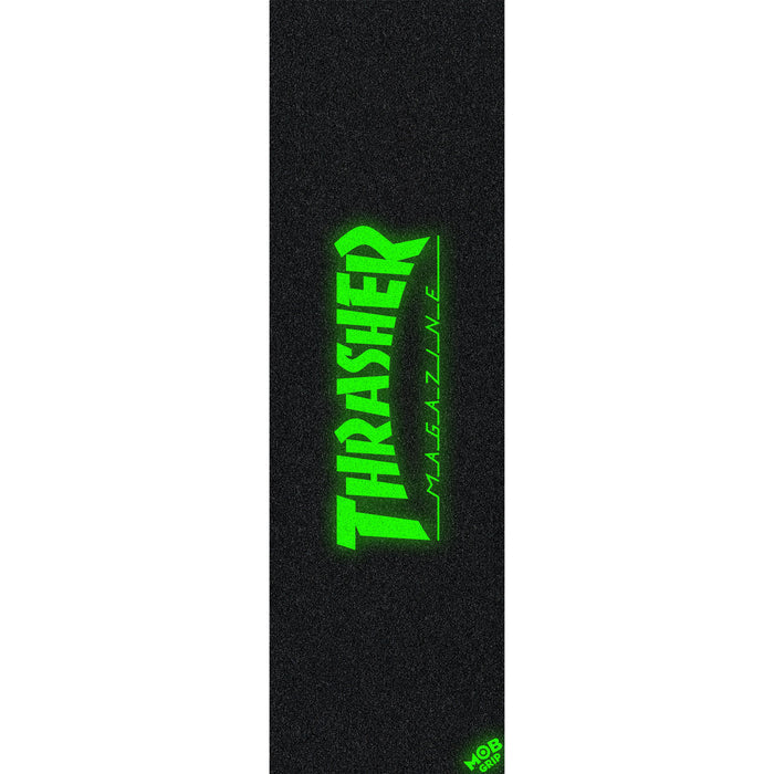 Mob Thrasher Glow Logo Grip Tape 10" x 33" Skateboard Grip Tape
