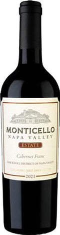 Monticello Estate Cabernet Franc Napa 2021 750ml