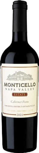 Monticello Estate Cabernet Franc Napa 2021 750ml