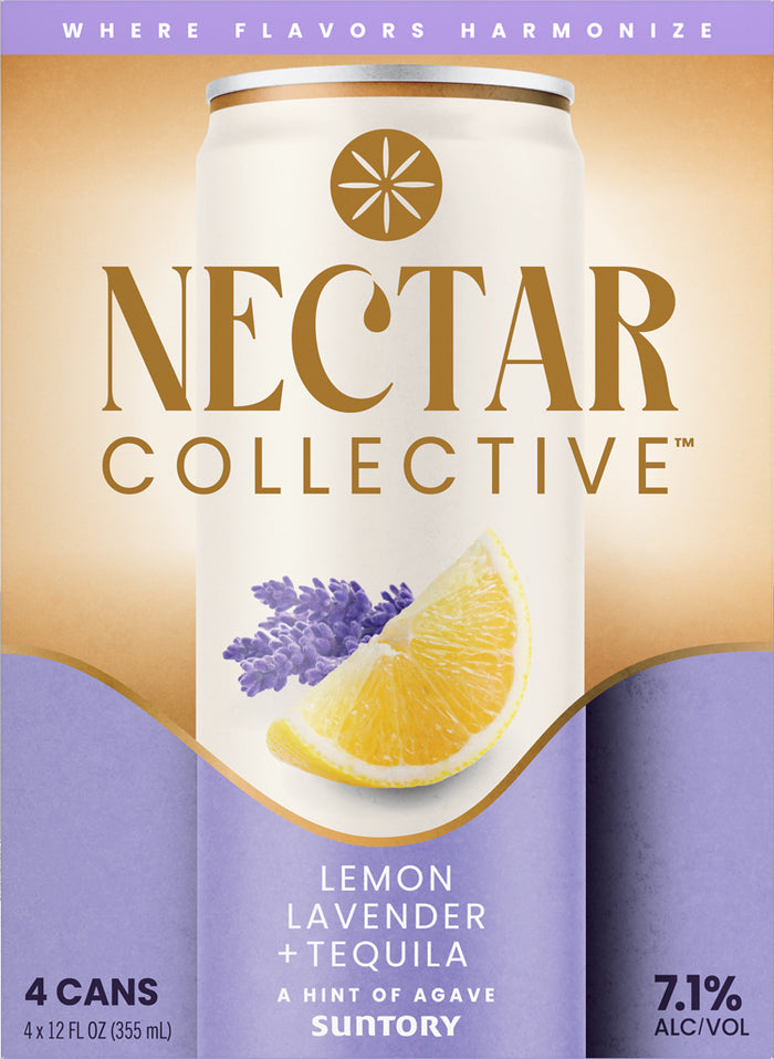 Nectar Collective Lemon Lavender Tequila 4pk Cans