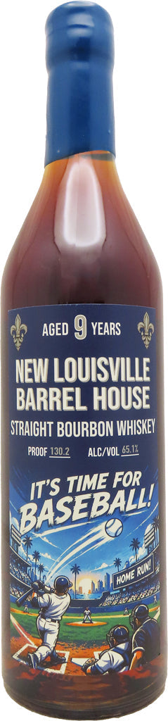 New Louisville Barrel House SoCal Slugger C372 Bourbon Whiskey 9 Year Old 750ml