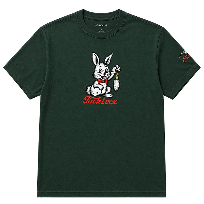 No Hours Lucky Forest Green S/s Shirt