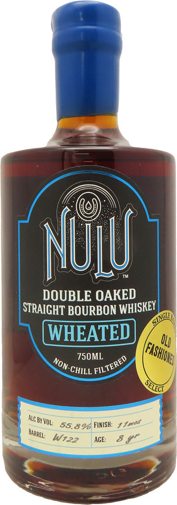 Nulu Double Oaked Wheated Bourbon "W122 Old Fashioned" 8 Year Old750ml