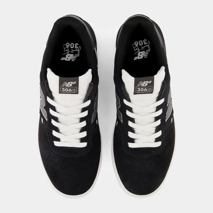 New Balance Numeric Jamie Foy 306 Cup Black/White Skate Shoes (UN306CXW)