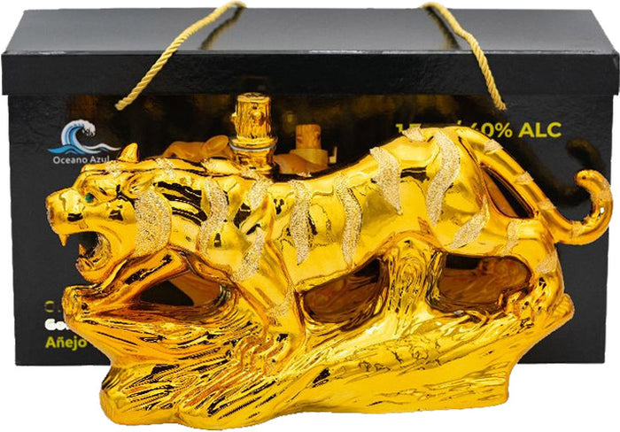 Oceano Azul Tequila Anejo Golden Tiger 1.75L
