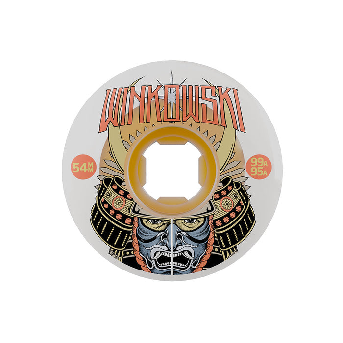 OJ Wheels 54mm Erick Winkowski Samurai Double Duro White Chubbies 99a/95a Skateboard Wheels