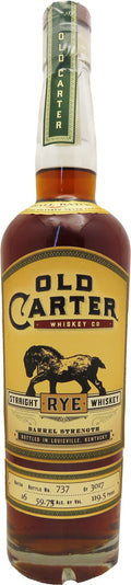 Old Carter Straight Rye Batch 16 750ml