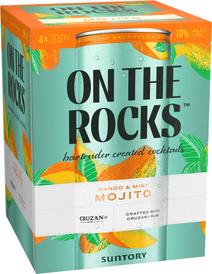 On The Rocks Mango Mint Mojito 4pk Cans