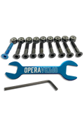 Opera Black/Blue 1" Allen Hardware