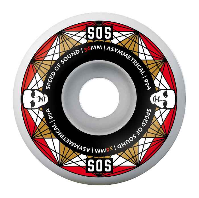 Opera SOS Heaters 99a 56mm Asymmetrical Skateboard Wheels