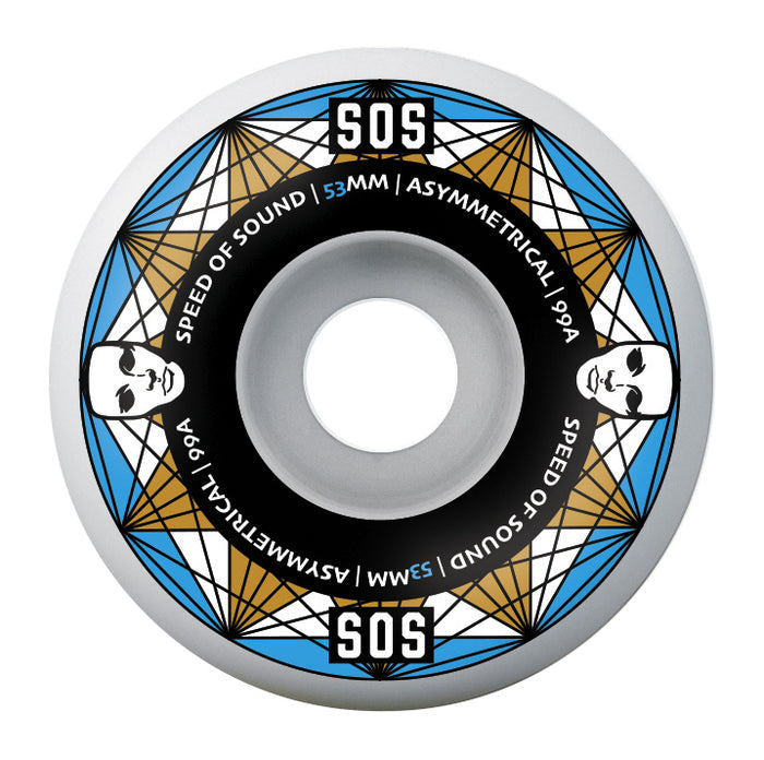 Opera SOS Heaters Asymmetrical 99a 53mm Skateboard Wheels