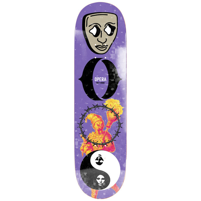 Opera Trey Wood Piece EX7 Purple 8.75" Skateboard Deck