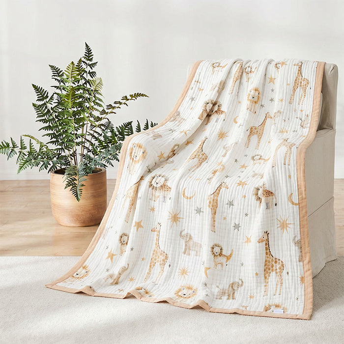 Ownkoti Animal Kingdom Cotton Muslin Blanket - image 2