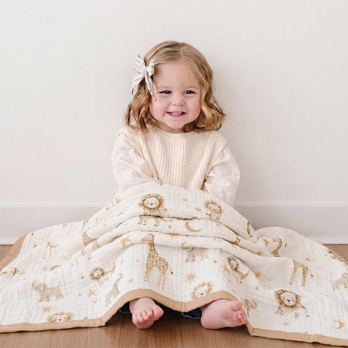 Ownkoti Animal Kingdom Cotton Muslin Blanket - image 3