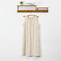 Ownkoti Beige Retro Flower Cotton Nightdress - Beige - XL - image 0