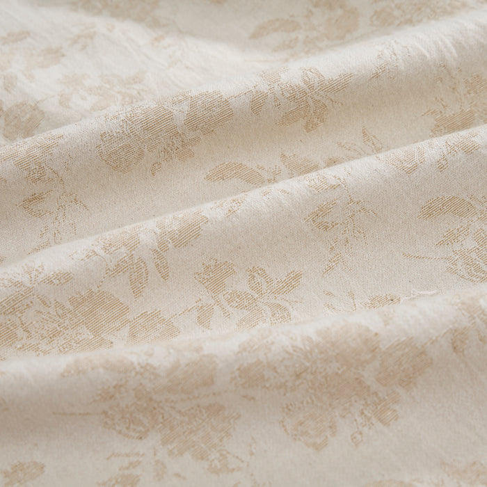 Ownkoti Beige Retro Flower Cotton Nightdress - image 5
