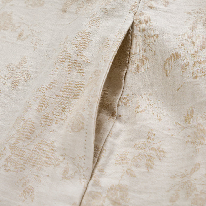 Ownkoti Beige Retro Flower Cotton Nightdress - image 6