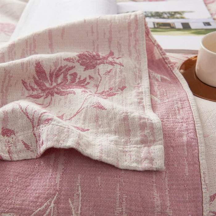 Ownkoti Elegant Floral Cotton Muslin Quilt Blanket - image 5