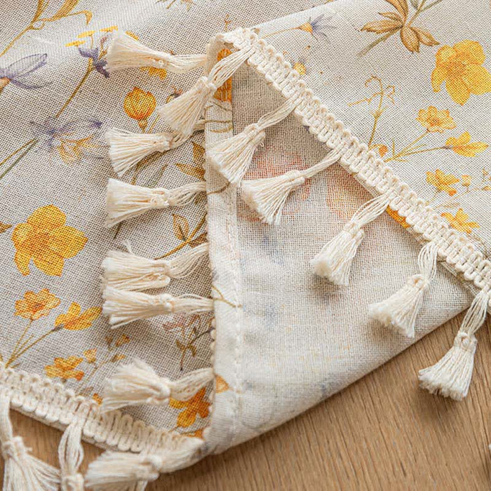Ownkoti Floral Semi-Sheer Kitchen Half Curtain - image 7