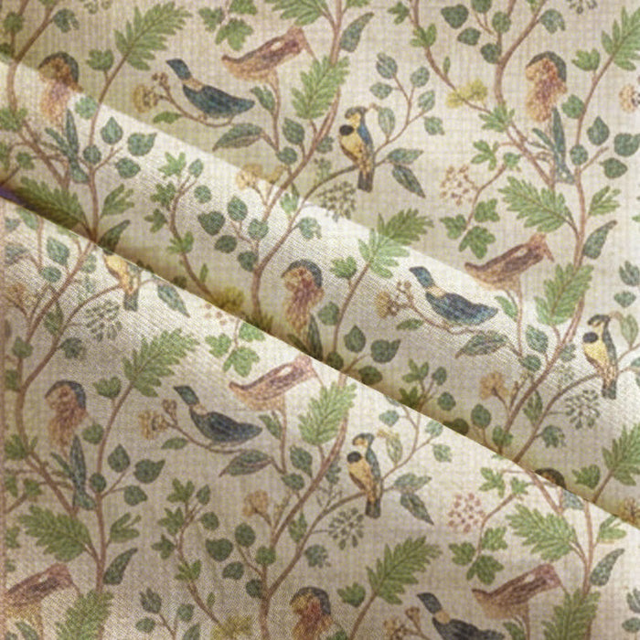 Ownkoti Forest Birds & Botanical Doorway Curtain - image 4