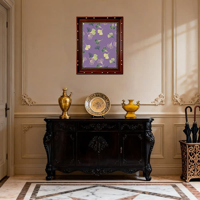 Ownkoti Golden Whisper Ginkgo Leaf Decorative Painting - image 3