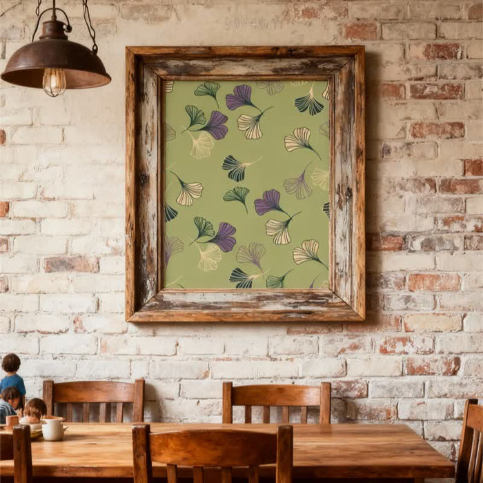 Ownkoti Golden Whisper Ginkgo Leaf Decorative Painting - image 5