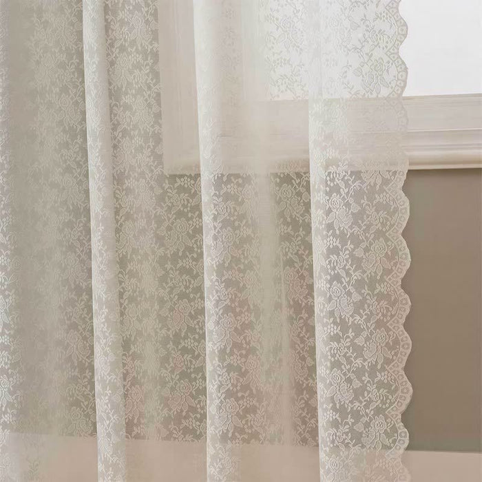 Ownkoti Grommet Top Airy Voile Lace Sheer Curtain - image 3