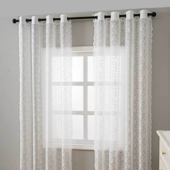 Ownkoti Grommet Top Airy Voile Lace Sheer Curtain - image 7