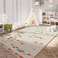 Ownkoti Pastel Geometric Kids Area Rug - 79"W × 138"L - image 0