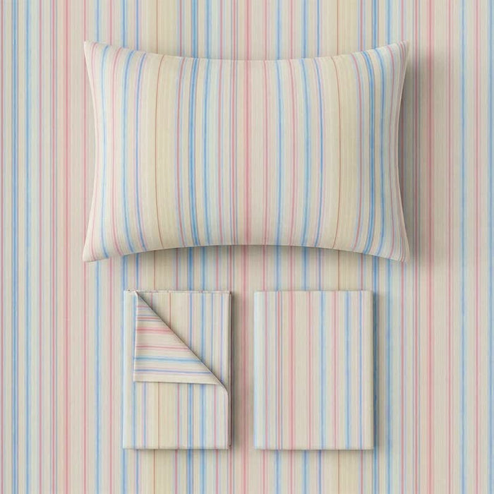 Ownkoti Pastel Pinstripe Minimalist Dorm Bedding Set - image 7