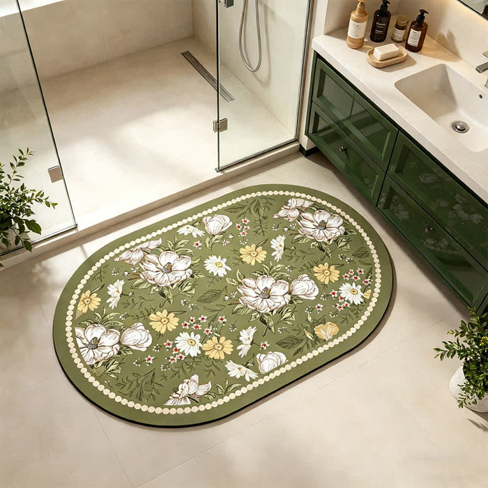 Ownkoti Retro Botanical Diatom Mud Anti-Slip Mat - image 4