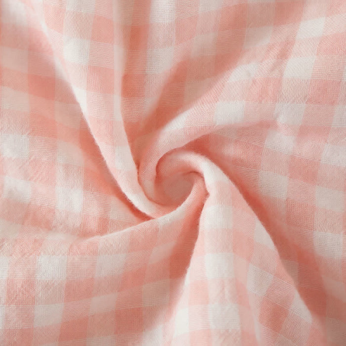 Ownkoti Soft Gingham Cotton Ruffle Loungewear Set - image 5