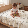 Ownkoti Space Dream Cotton Gauze Blanket - White - Queen - image 1