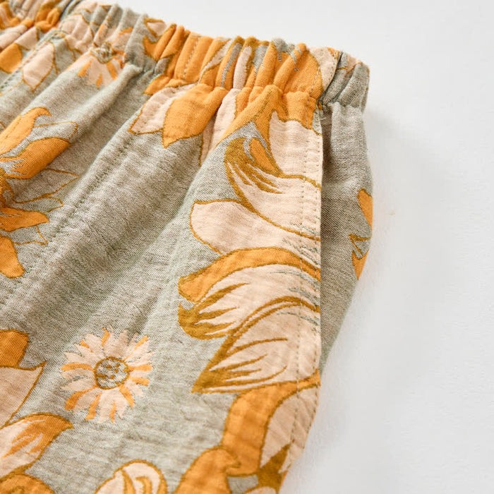 Ownkoti Sunflower Bloom Tie Strap Cami Loungewear Set - image 6