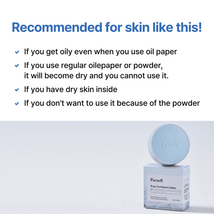 PARNELL - Glacial Biome Water No-Sebum Cushion